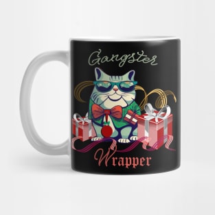 Christmas Gangster Wrapper Funny Mug
